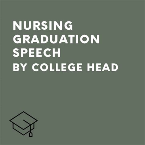 Nursing Graduation Speech By College Head