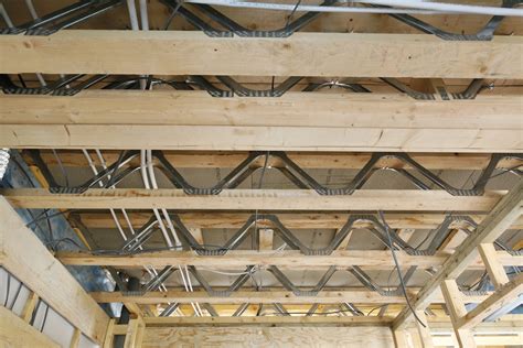 Ceilings are usually built just like floors, only they may be constructed of lighter materials because they're not intended to carry the same loads. Easi-Joist | Magtruss Ltd