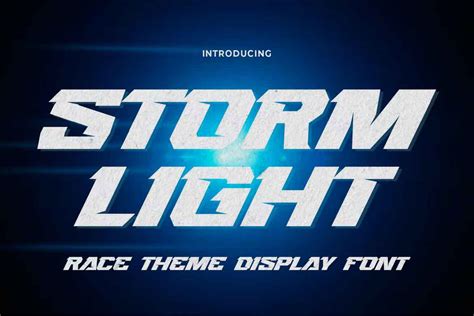 Storm Light Font Dfonts