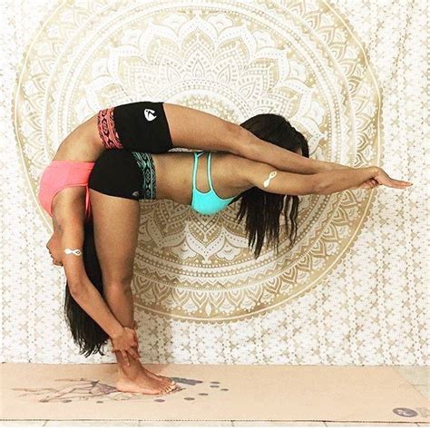 Yoga is generally a pretty solitary activity. Join these beautiful ladies for #AcroBabez Or dudes or ...
