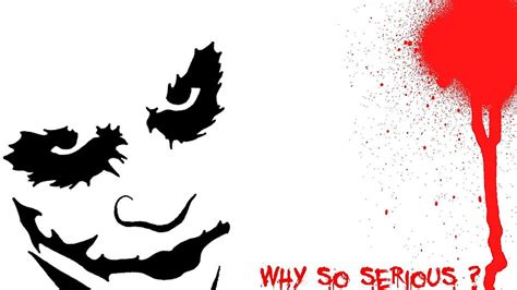 The Joker Stencil Why So Serious Serious 39223 HD Wallpaper Pxfuel