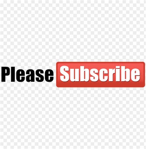Youtube Subscribe Button Download Transparent Png Image Please