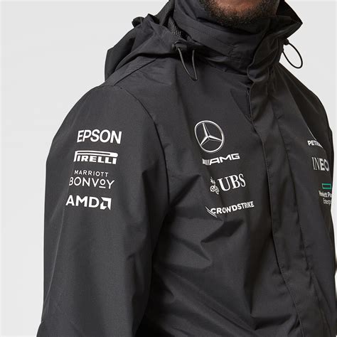 2018 Team Rain Jacket Mercedes Amg Petronas Motorsport The Official