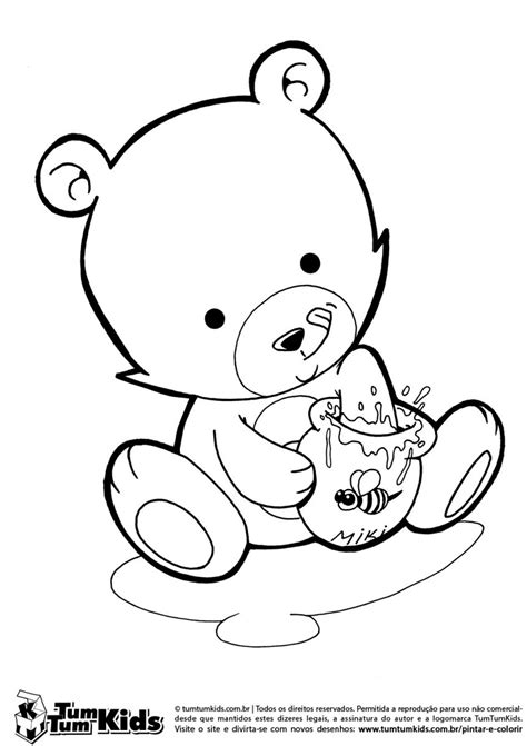 Corta o recorta cualquier imagen. Urso para Colorir e Imprimir - Muito Fácil - Colorir e Pintar