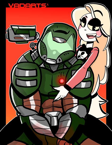 Doomguy And Charlie Request 32 By Vadarts On Deviantart Bethesda Softworks Slayer Meme