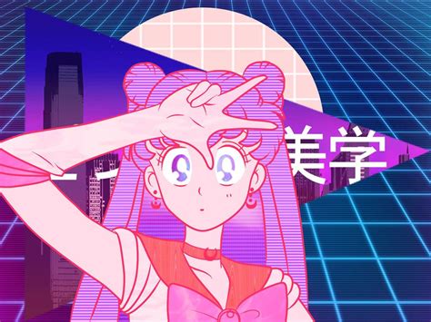 sailor moon vaporwave wallpapers top những hình Ảnh Đẹp