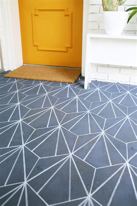 More than a dozen custom variations and sizes are available to be built on your lot. Faux Cement Tile DIY - A Beautiful Mess