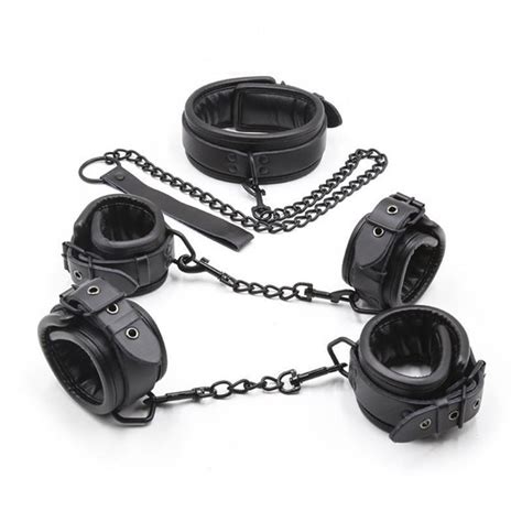Qise Bundled Handcuffs Sex Toys For Women Men Gays Bondage Restraints Chains Set Sex Toys Adult