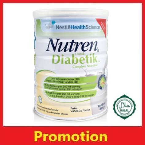 It can be used for both oral and tube feeding. RM86 after cas back Nutren Diabetik Complete Nutrition ...