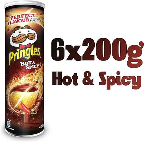 Pringles Hot And Spicy Pak Van 6 Dozen Van 200 G Bol