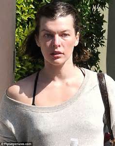 Milla Jovovich Looks All Puffed Out After Gym Session With Husband