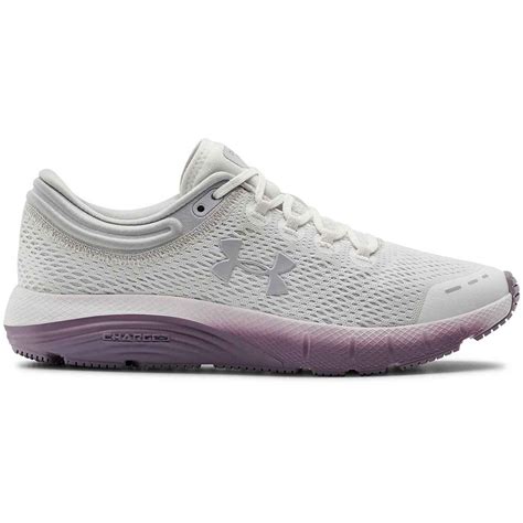 Under Armour Womens Charged Bandit 5 Running Shoes Halo Gray Size