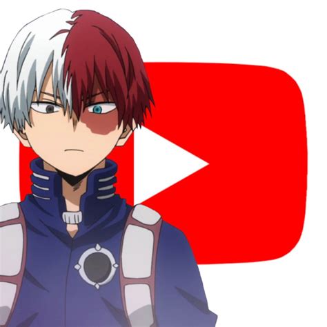 Todoroki YouTube app icon in 2020 | App icon, Ios app icon ... Mobile app icon ios app icon apps anime snapchat netflix app app anime cute app application icon animated icons.