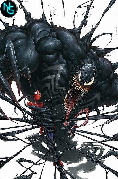 Venom Spiderman Vs Deviantart Propio Render Deviant