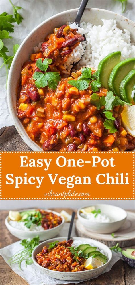 Fans of proper chocolate may find it hard to understand. This Easy One-Pot Spicy Vegan Chili is packed with ...