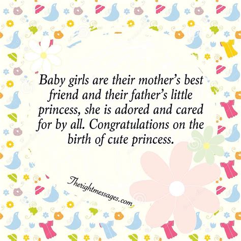 Congratulations On Your New Baby Girl Quotes