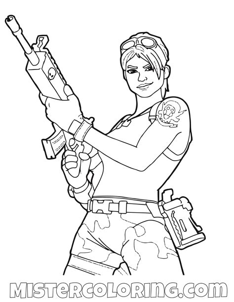 If the 'download' 'print' buttons don't work, reload this page by f5 or command+r. Fortnite Coloring Pages For Kids — Mister Coloring