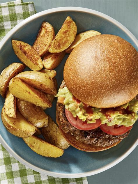 Maybe you would like to learn more about one of these? Rockin' Guac'in Pork Burgers with Potato Wedges | Recipe ...