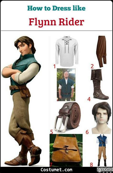 Flynn Rider Tangled Costume For Cosplay And Halloween 2020 Halloween
