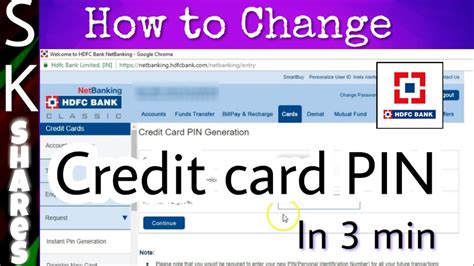 Having a low utilization ratio helps because it improves the credit score. How to change HDFC Credit card PIN using Netbanking in 3 min - YouTube