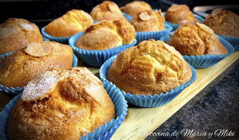 Magdalenas de yogur con freidora de aire - Recetas para Thermomix