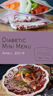 Some frozen dinners are loaded with fat, sodium, and calories. Spring Diabetic Mini Menu Vol. 1 | Meals, Freezer meals ...