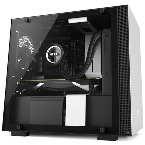 Buy Nzxt H200i Cpu Cabinet Ca H200w Wb White At Lowest Price In