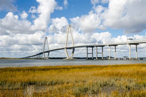 Cooper River Bridge Charleston South Carolina Stock Photo Download