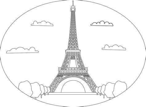 Dibujos De Torre Eiffel 32 Para Colorear Para Colorear Pintar E