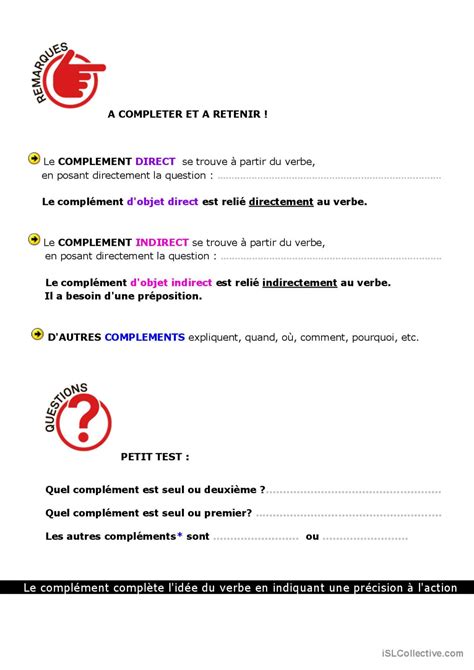 Structure De La Phrase Guide D Français Fle Fiches Pedagogiques Pdf And Doc