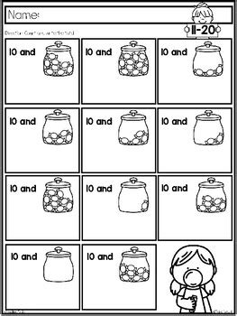 Counting Sets by Counting on 10-20 Sheets by Tara West | TpT