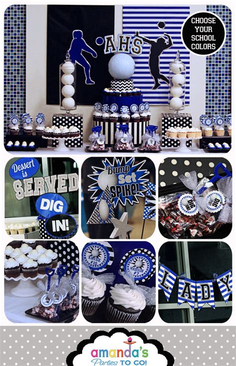 Volleyball Party Volleyball Banquet Volleyball Team Printable