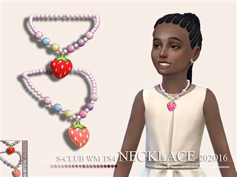 The Sims Resource S Club Ts4 Wm Necklace 202016