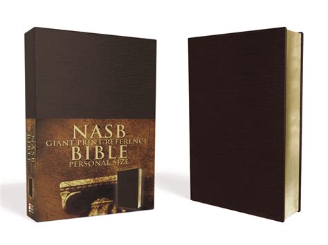 Giant Print Reference Bible Nasb Personal Size