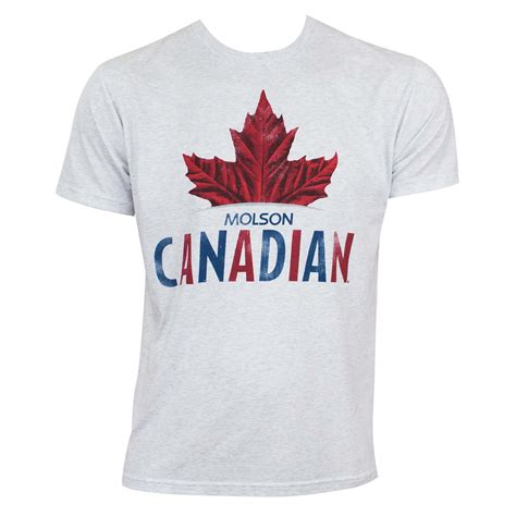 Molson Canadian Leaf Logo Tee Shirt Brew