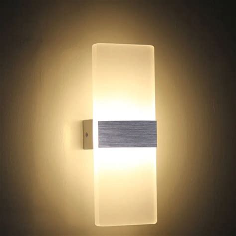 Modern Led 6w Wall Lamps Sconces Aluminum Reading Lights Fixture