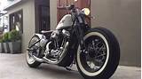 The most important features are a solo seat and a swinging rear fender. Harley Sportster custom Bobber - YouTube