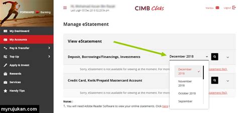Please take note that our cimbclicks system remains secure and all customers' transactions continue to be protected. Muat Turun Penyata Bank Statement CimbClicks - MyRujukan