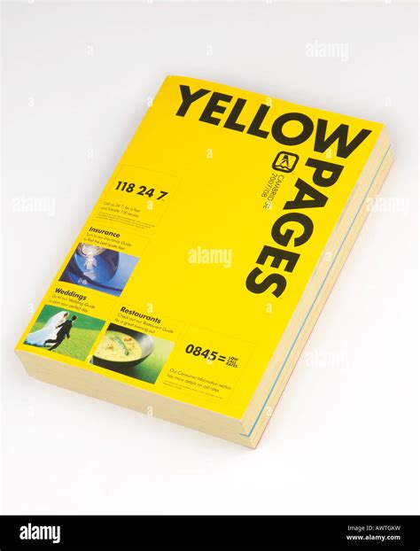 Yellow Pages Phone Directory Banque De Photographies Et Dimages à
