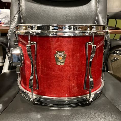 Ludwig Classic Maple 8x12 Tom 80s Red Flame Reverb