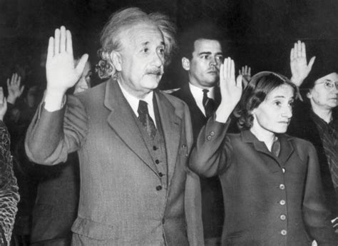 Albert Einstein And His Daughter Left Hanging During The The Great High