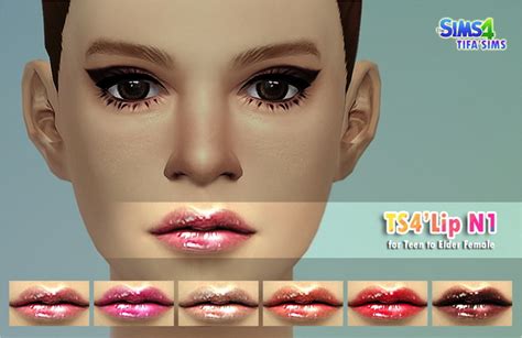 Lips N1 At Tifa Sims Sims 4 Updates