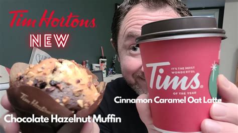 Chocolate Hazelnut Muffin And Cinnamon Caramel Oat Latte Review From