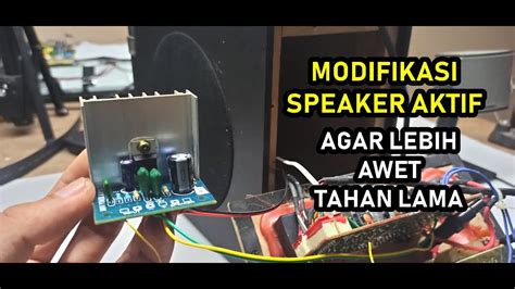 Maybe you would like to learn more about one of these? Cara Memperbaiki Dan Modifikasi Speaker Aktif Agar Lebih ...