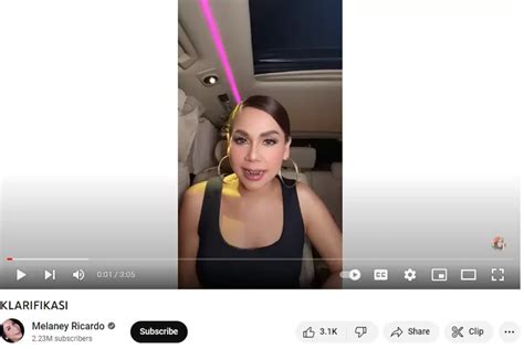 Klarifikasi Melaney Ricardo Usai Videonya Viral Karena Diduga Kode Minta Tolong Promilenial