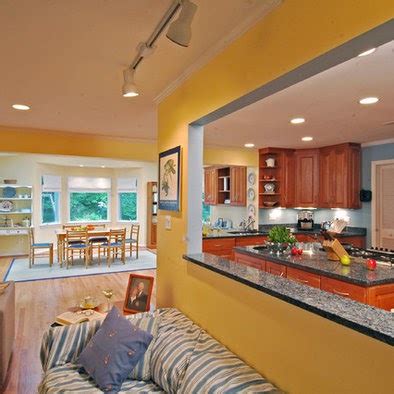 Another option to decorate your kitchen and spend little is to bet on fabrics. Decorating Ideas For Cutouts Between Rooms - House Furniture