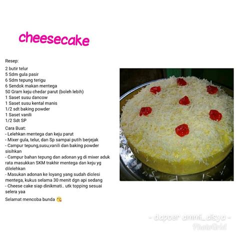 Soalnya kalau emang sengaja minta pada saat dirumah pasti gak dikasih. Pin oleh Nina Indriyana di Cake | Makanan, Resep masakan ...