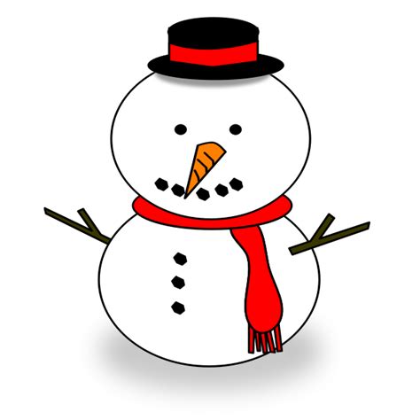 1599 Snowman Clipart Svg Svgpngeps And Dxf File Include