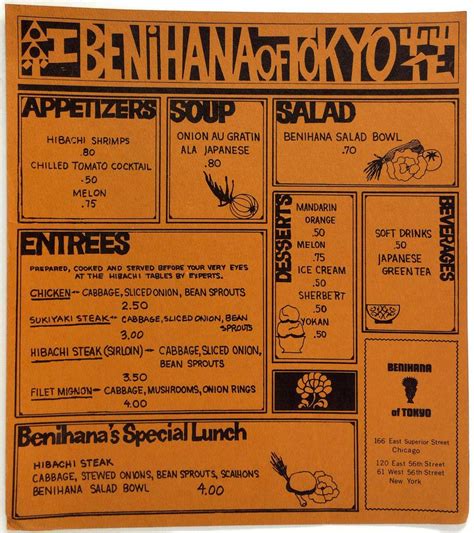 Get info on ever green chinese food. Benihana Menu Prices Dinner - BENIH TOKO