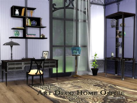Art Deco Home Office By Shinokcr At Tsr Sims 4 Updates